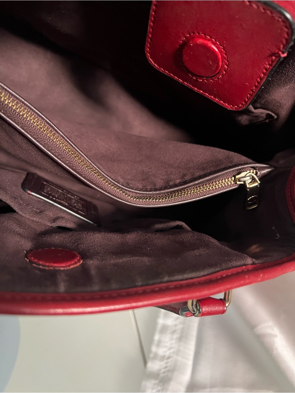 Coach Margot Carryall In Signature Embossed Leather With Matching Wallet - Picture 2 of 15